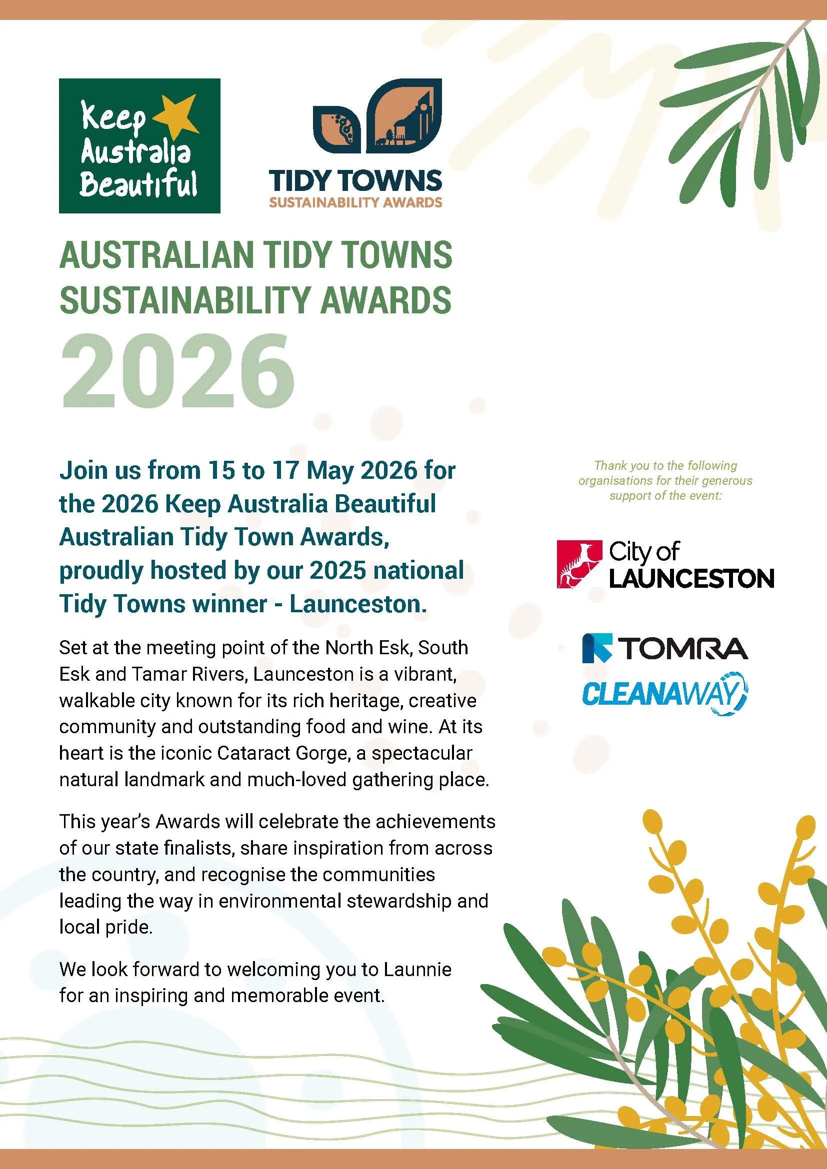 KAB_2026TidyTowns_Invitation final_Page_1 - TOMRA Cleanaway